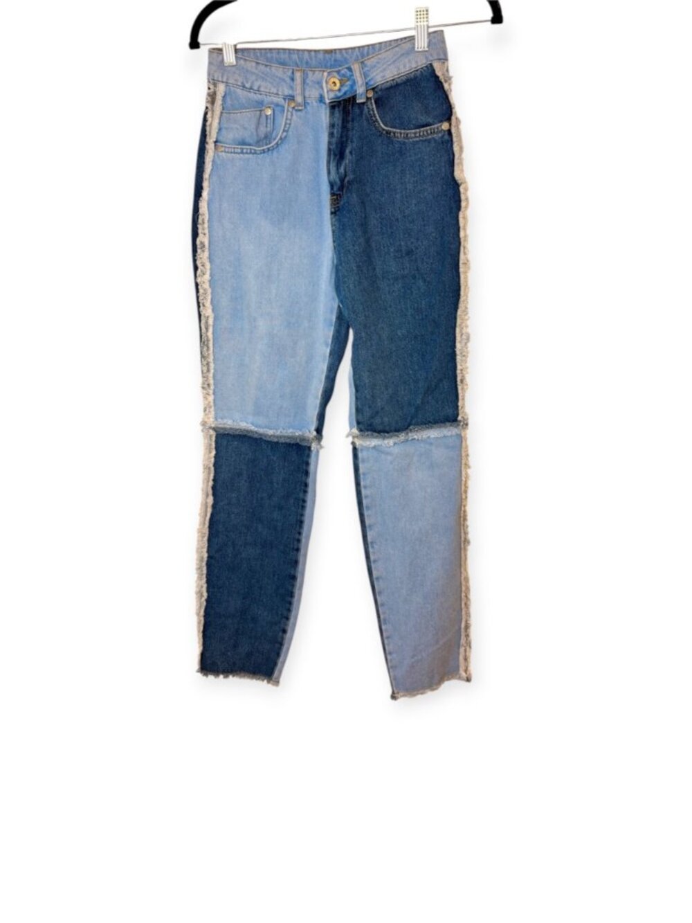 The Ragged Priest Quarter Panel Mom High Rise Straight Leg Jeans Size 26